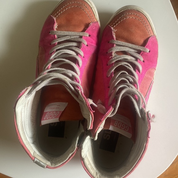 Golden Goose Highlighter Pink Slides SZ 41 - Picture 2 of 6